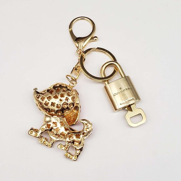 Authentic Louis Vuitton Lock & Key with unbranded Bagcharm, Keycharm, Keychain - Picture 4 of 7